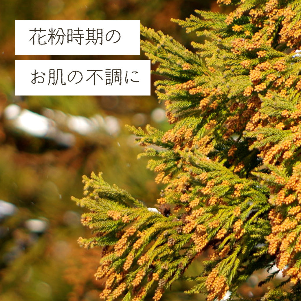 花粉時期のお肌の不調に